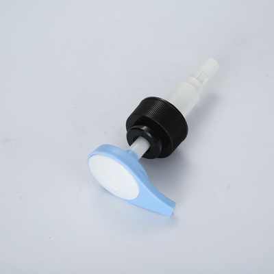 26mmの化粧品のびんのためのプラスチック ローション ポンプは石鹸ディスペンサーを渡す