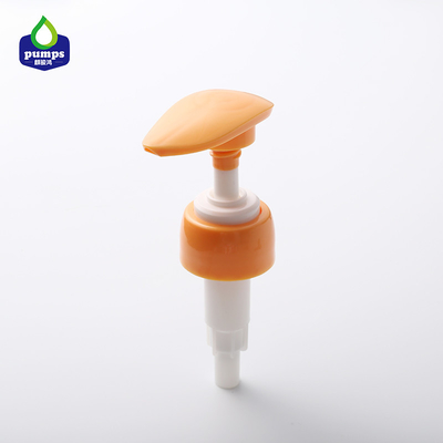 Shampoo Pump Dispenser Pink Plastic Pump Cap PP Liquid Ribbed Pump
