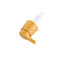 黄色いプラスチック ローションはボディ洗浄手のクリームのびんのための4.0gをポンプでくむ