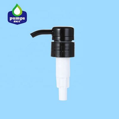 4CC 1つのガロンのシャンプー ポンプ0.14ml/T黒ねじロックのプラスチック石鹸ディスペンサー ポンプ上